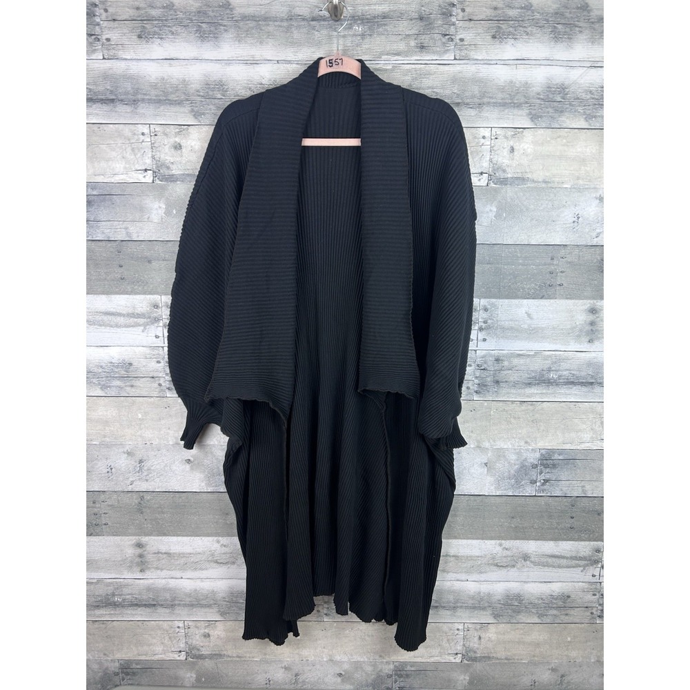 ONA Womens Black Long Sleeve Cardigan One Size